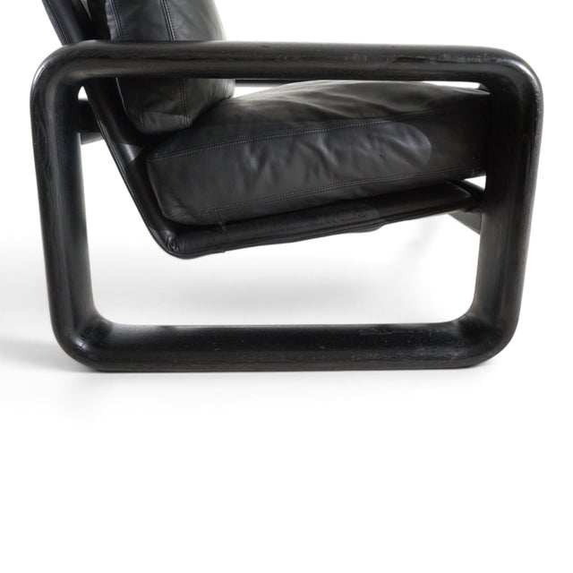 Animal Skin Hombre Leather Lounge Chairs by Burkhard Vogtherr for Rosenthal, 1970, Set of 2 For Sale - Image 7 of 18