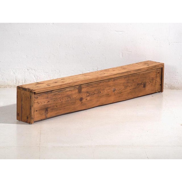 Antique Pine Low Sideboard For Sale - Image 10 of 11