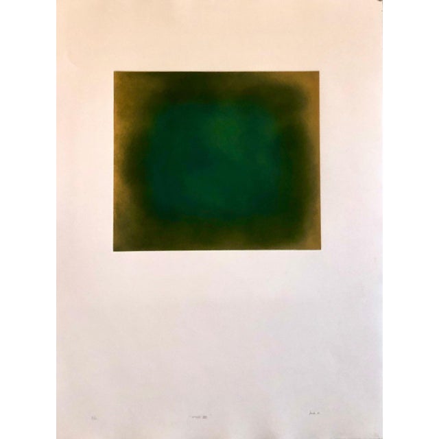 Voices XII Aquatint Etching • Monoprint Image: 12”x 14” • Paper: 30”x 22” • 2001 Hand signed and numbered 1/1 on BFK Rives...