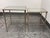 Metal Restoration Hardware Antiqued Mirrored Nesting Tables, Set of Two For Sale - Image 7 of 12