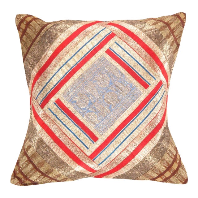 Pasargad DC Sari Silk Square Pillow Case For Sale