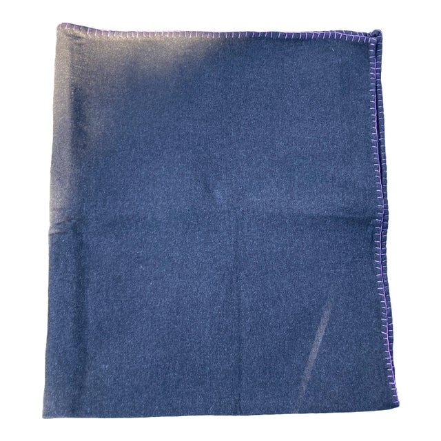 Charcoal Cashmere Throw For Sale