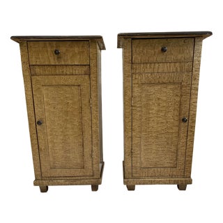 Swedish Bedside Cabinets in Painted Wood, 1900s, Set of 2 For Sale