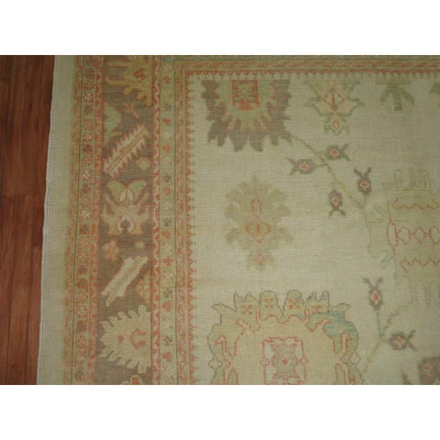 Textile Oushak Rug, 8'6'' X 12'9'' For Sale - Image 7 of 9
