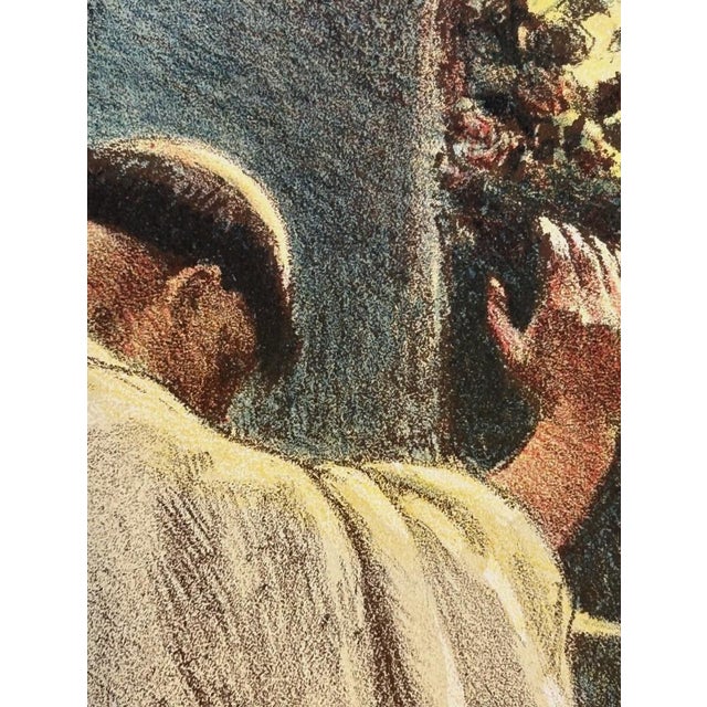 1904 Original Stone Lithograph Poster "Le Jongleur De Notre Dame" by Georges Rochegrosse For Sale - Image 15 of 16