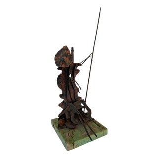 Vintage Brutalist Copper Sculpture, 1960 For Sale