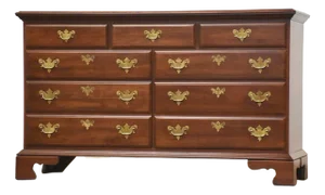 1960s Jamestown Sterling Solid Cherry Dresser