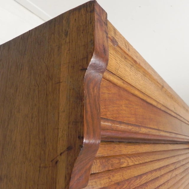 High Roller Shutter Cabinet with Two Shutters, 1930s For Sale - Image 10 of 18