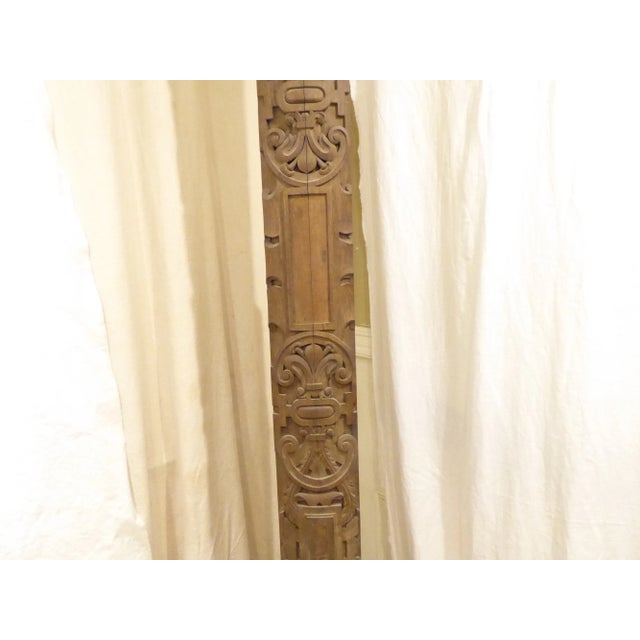 Rustic European Antique Carved Architectural Effect For Sale - Image 3 of 6