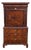 Antique Queen Anne Inlaid Burr Walnut Escritoire Desk, Early 18th Century For Sale