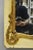 Antique French Louis XV Style Cream & Gold Gilt Drape Ribbon Trumeau Wall Mirror For Sale - Image 9 of 17