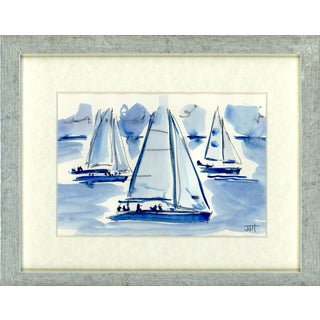 "Treat Others With Respect" Contemporary Original Watercolor Painting by Jj Hogan For Sale