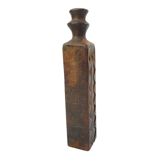 Early 20th Century Tabwa Poupees Attrap Thieves Wooden Doll For Sale