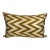 Turkish Modern Yellow Silk Ikat Pillow Cover For Sale