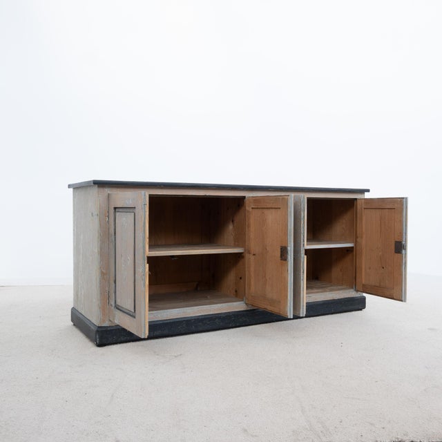 Large Antique Sideboard in Fir, 1900 For Sale - Image 3 of 10