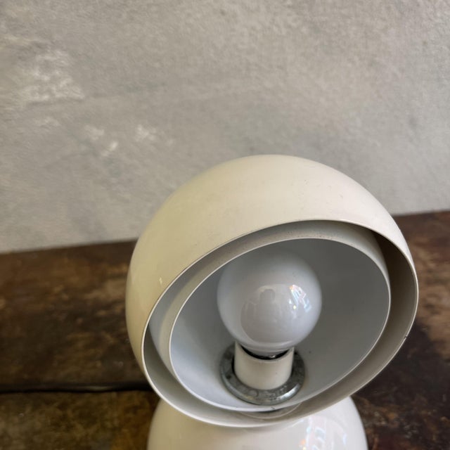 White Eclisse Lamp by Vico Magistretti for Artemide, 1965 For Sale - Image 8 of 9