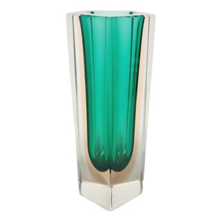 Italian Murano Glass Vase from Mandruzzato, 1950s For Sale