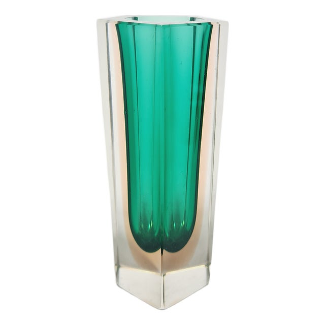 Italian Murano Glass Vase from Mandruzzato, 1950s For Sale