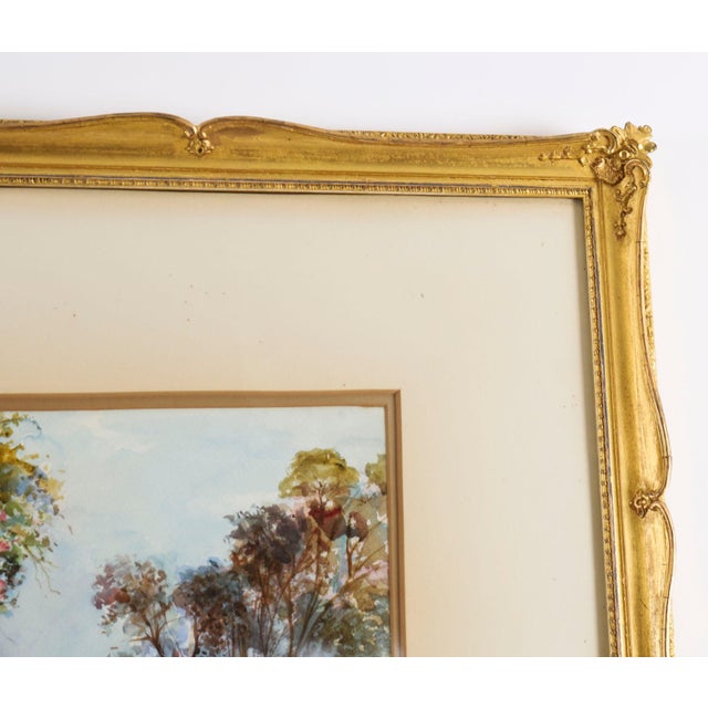 Martinetti, The Garden Music Recital, 19th Century, Antique Watercolour, Framed For Sale - Image 9 of 13