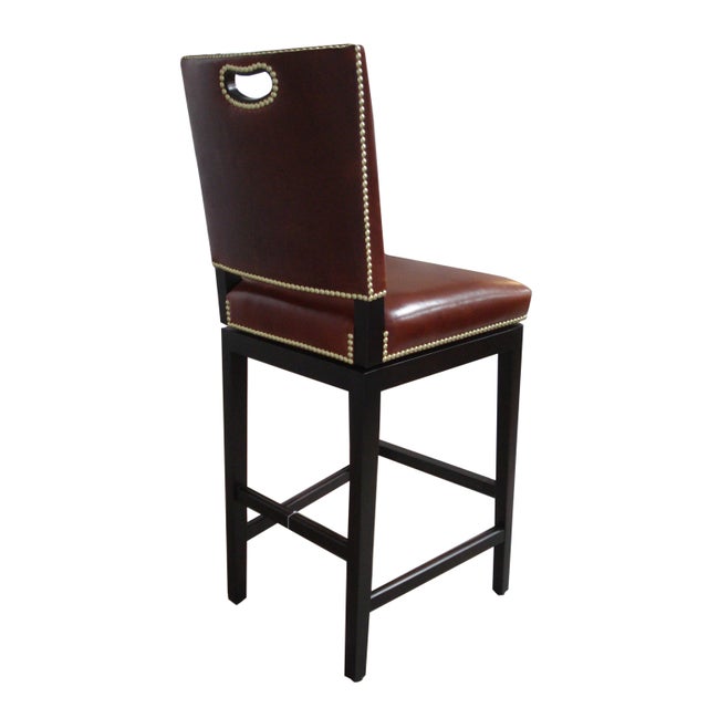 Hancock & Moore Ryder Swivel Bar Stool Chairish