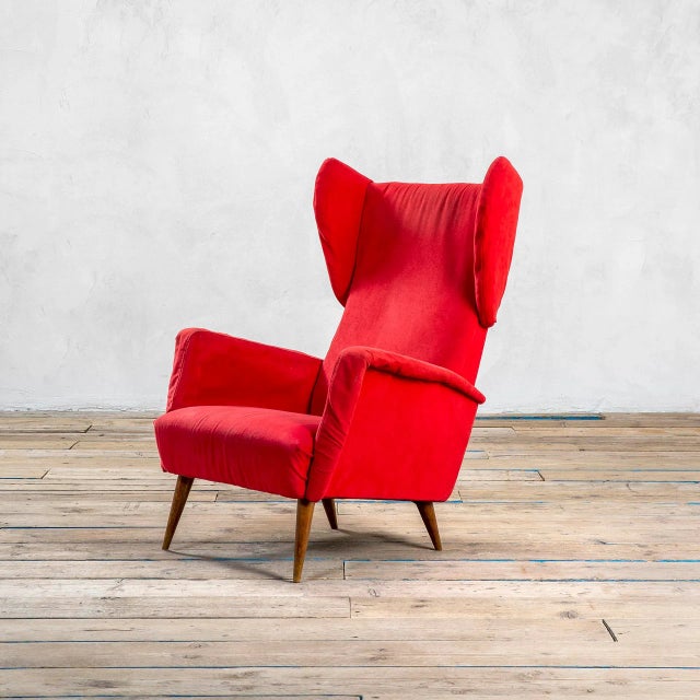 Armchair by Gio Ponti for Cassina, 1950s For Sale - Image 9 of 9