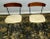 1970s Clifford Pascoe Paul McCobb Style Pair of Wrought Iron Dining Side Chairs Original Label For Sale - Image 11 of 12