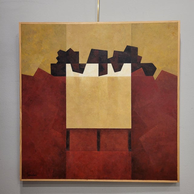 Julio Sendino, Water Encaustic Qvadrum, 2019, Paint & Wax For Sale - Image 4 of 18