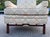 Vintage 1960s Fabric Lounge Chair With Solid Walnut Wood Base For Sale In Boston - Image 6 of 9