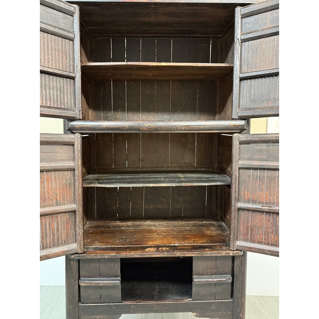 Ebony Chinese Food Cabinet/Liangchu, Antique For Sale - Image 8 of 12