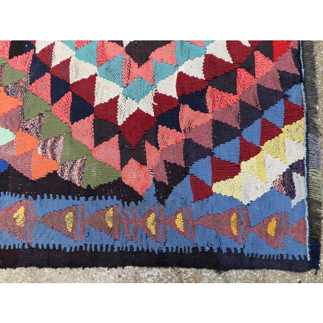 Red Galerie Shabab Collection Mid-20th Century Persian Flatweave Kilim Rug For Sale - Image 8 of 9