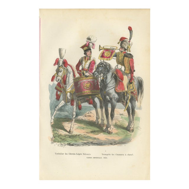 Andrew Best & Leloir after Horace Vernet, Marine of the Imperial Guard, 1843, Paper For Sale
