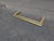 Mid-Century Modern Elegant 19th Century Brass Fireplace Fender For Sale - Image 3 of 6