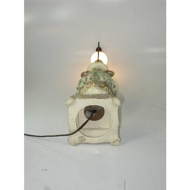 1930s Beckwith China Victorian Style Hand Painted Gold Urn Porcelain For Sale - Image 4 of 12