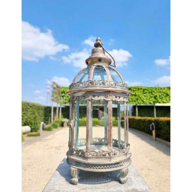 Lantern in Glass, 1970s For Sale - Image 4 of 11