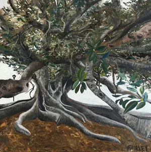 The Fullness of Life, Original Miniature Oil Painting by Jessica Fairley