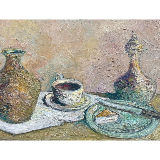Modern Robert Woodhouse, Still Life, 1964, Oil on Canvas, Framed For Sale - Image 3 of 8