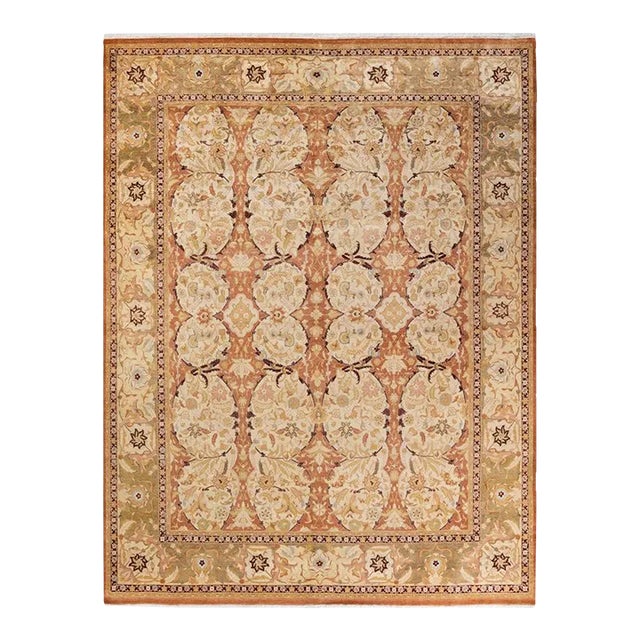 Mogul, One-of-a-Kind Hand-Knotted Area Rug in Brown, 8' 1" x 10' 5" For Sale