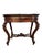 Oval Wooden Table with Marble Top and Drawer, 1890s For Sale - Image 3 of 10
