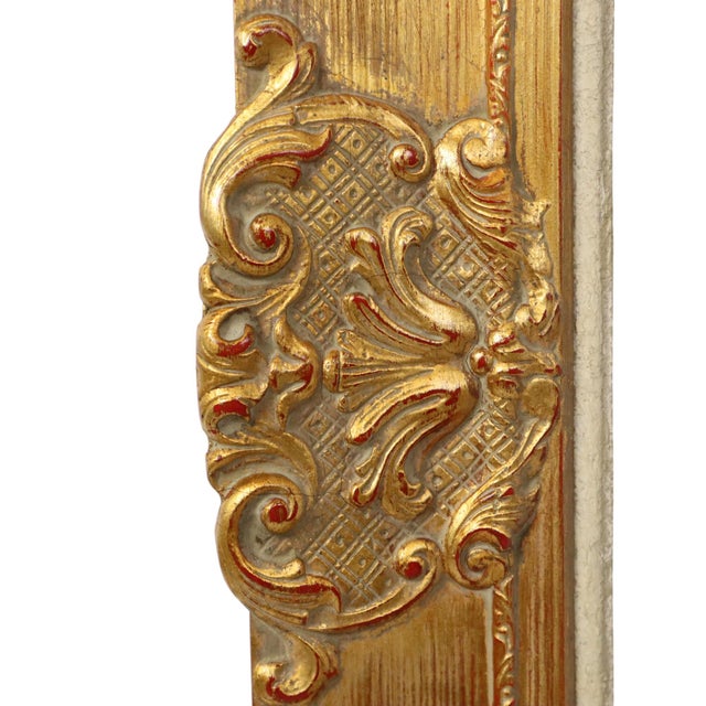 Large Vintage Baroque Style Gilt Frame For Sale - Image 12 of 15