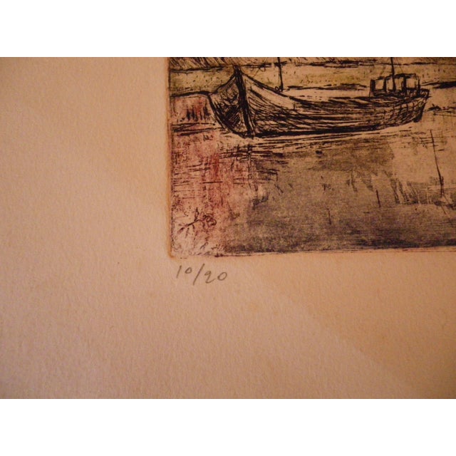 Elie Pesatori, Urban Landscape, Etching For Sale - Image 8 of 18