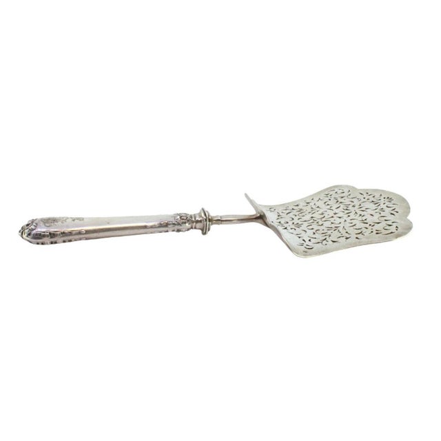 Silver Asparagus Serving Spatula For Sale - Image 10 of 10