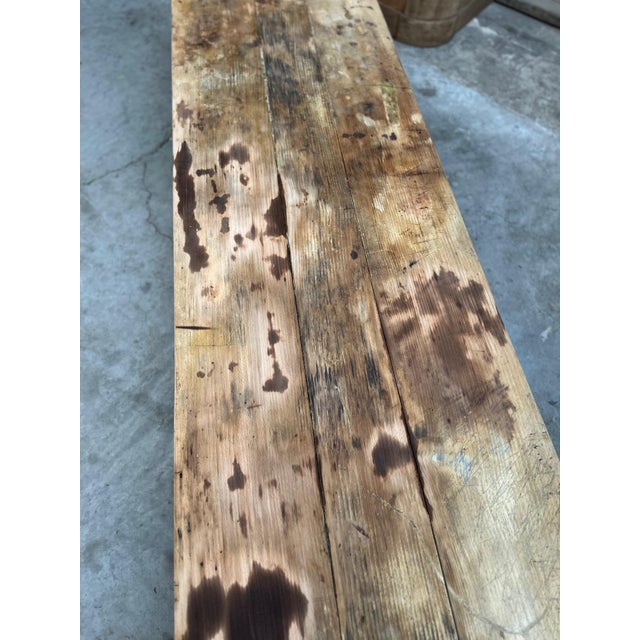 Large Beech Coffee Table, 1950s For Sale - Image 11 of 14