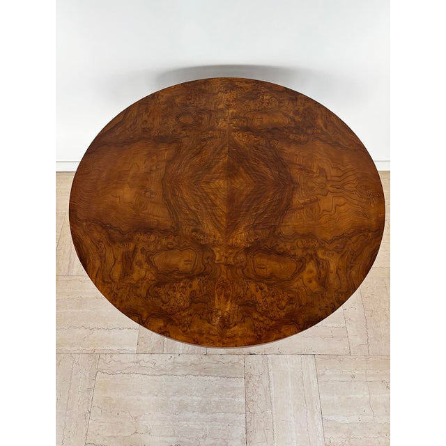 Vintage Gueridon Table with Briar Top and Sculptural Base, Italy, 1930s For Sale - Image 6 of 13