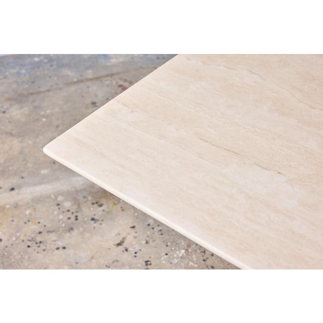 Stone Il Colonnato Dining Table in Travertine by Mario Bellini for Cassina, 1977 For Sale - Image 7 of 10