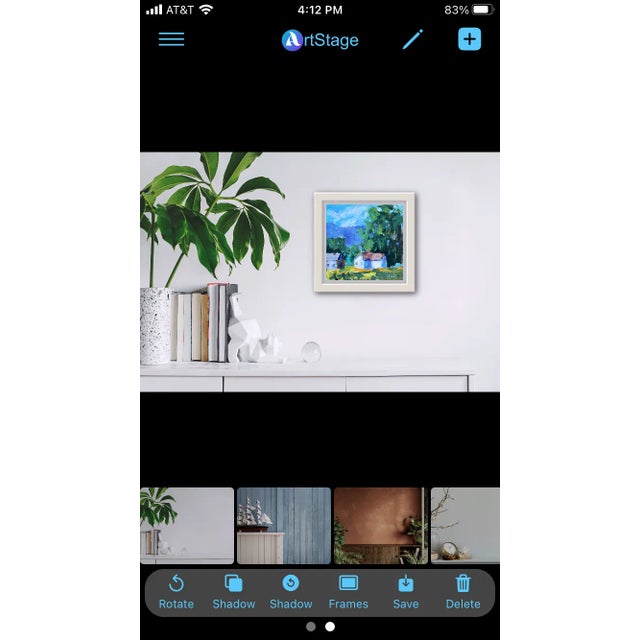 Contemporary Impressionist Oil Painting Landscape For Sale - Image 12 of 12