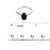 Natural Sapphire Diamond Ring 6.5 14k W Gold 2.35 TCW Certified For Sale - Image 12 of 13