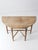 Farmhouse Antique Primitive Demi Lune Console Table For Sale - Image 3 of 18
