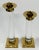 Hollywood Regency Vintage Hollywood Regency Style Brass and Lucite Candlestick Holders, a Pair For Sale - Image 3 of 7