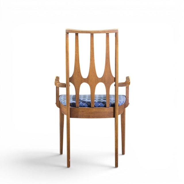 Broyhill Brasilia Mid Century Walnut Dining Chairs - Set of 6 For Sale - Image 14 of 18