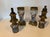 Chinese Porcelain Lamps with Chased Bronze Bases, 19th Century, Set of 2 For Sale - Image 3 of 12